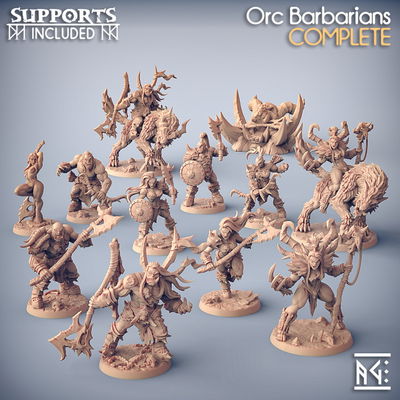 Orcos Bárbaros - Orc Barbarians