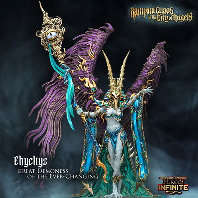 Ehyeltys - Gran Demonio del Cambio (Miniatura Proxy para Warhammer)