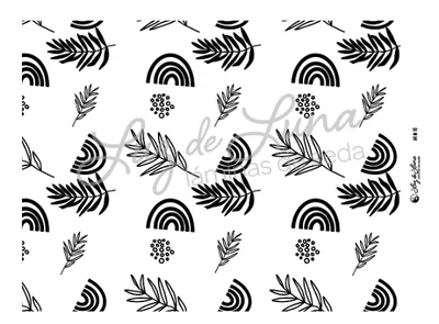 Luz de luna  A4 M 10 rosa plata