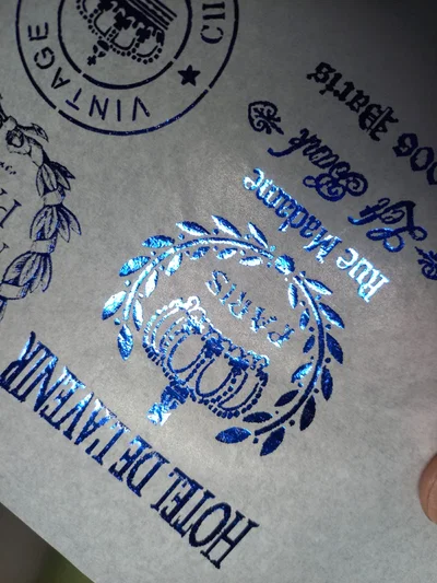 Lámina Alma Bohemia A5 – azul brillante – 17