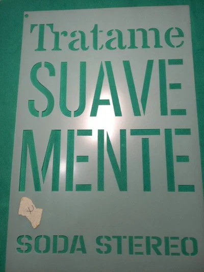 Stencil 17 lau 20 x 30