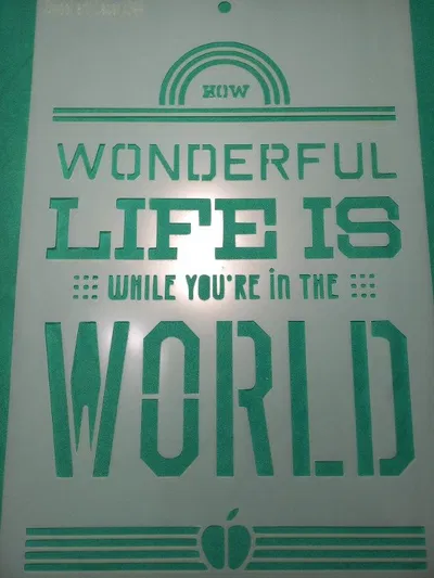Stencil I044 20 X 30
