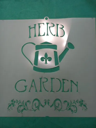 Stencil mb herb 20 X 20