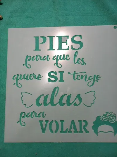 Stencil mb pie 20 X 20