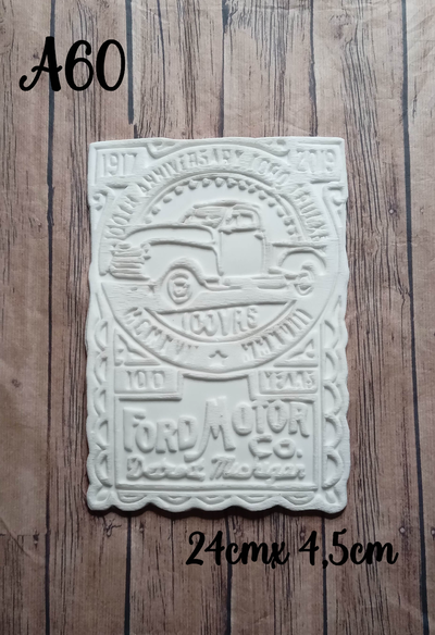 Placa porcelana A060 (14 x 10)