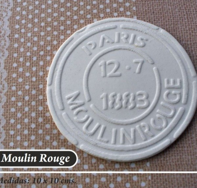 Placa porcelana cod 054 (10x10)