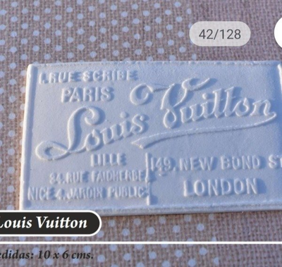 Placa porcelana cod 041 (10x6)