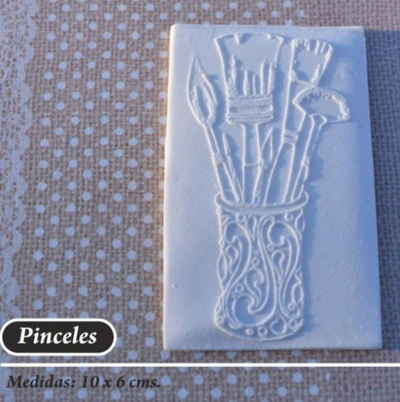 Placa porcelana cod 040 (10x6)