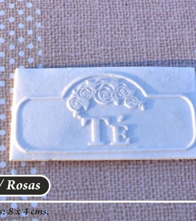 Placa porcelana cod 097 (8x4)