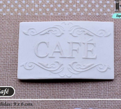 Placa porcelana cod 112 (9x6)