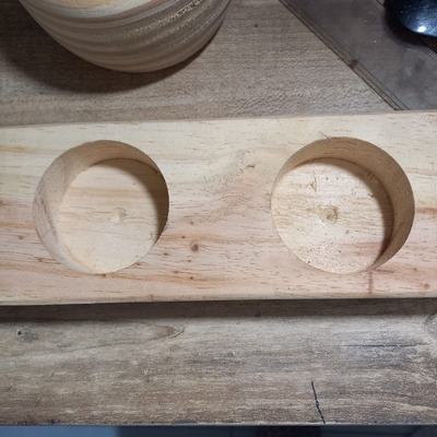 Fusta 2 luces profunda para velas