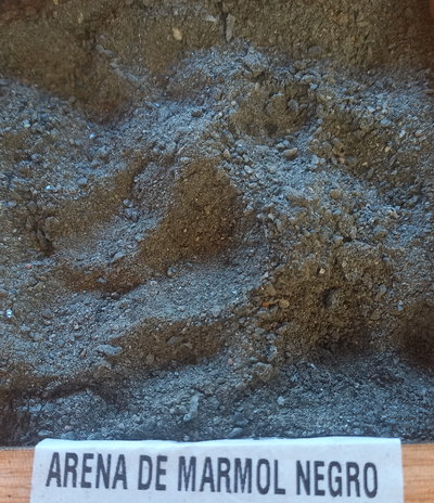 Arena negra para cemento blanco – malla 80 o malla 0 – 1 kg