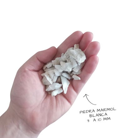 PIEDRA MARMOL BLANCA