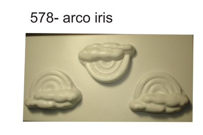 Molde formas arco iris 578