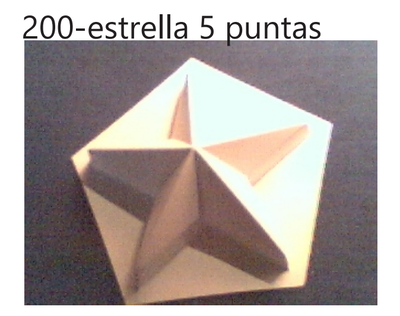 Molde estrella  5 puntas 200