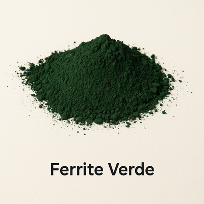Pigmento Ferrite Verde en Polvo – Cemento y Yeso – 50 g