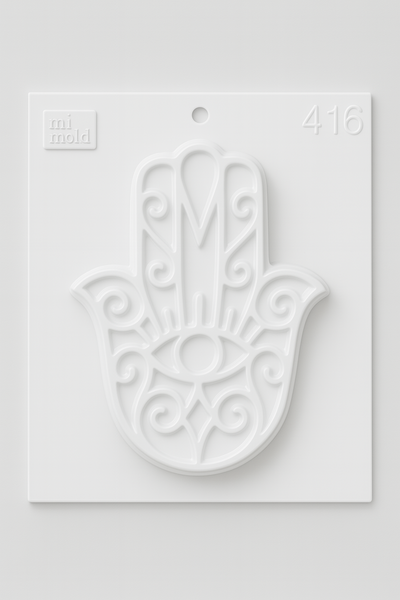 Molde termoformado mano de Fátima 416 cemento resina yeso