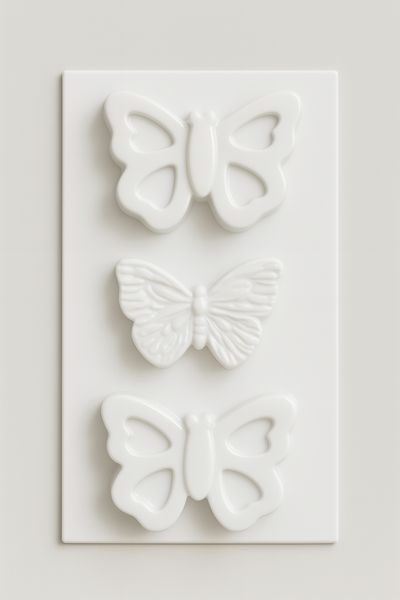 Molde termoformado formas mariposas 519 – Cemento, Resina, Yeso, Jabones y Chocolate