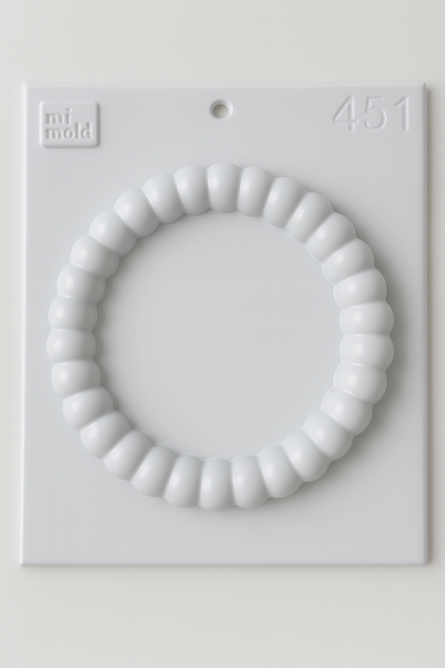 Molde termoformado plato burbuja 451 cemento resina yeso 