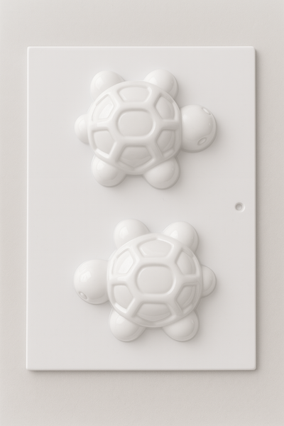 Molde termoformado formas tortugas 161 – Cemento, Resina, Yeso, Chocolate y Jabones