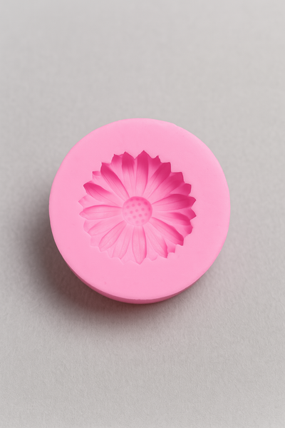 molde silicona flor