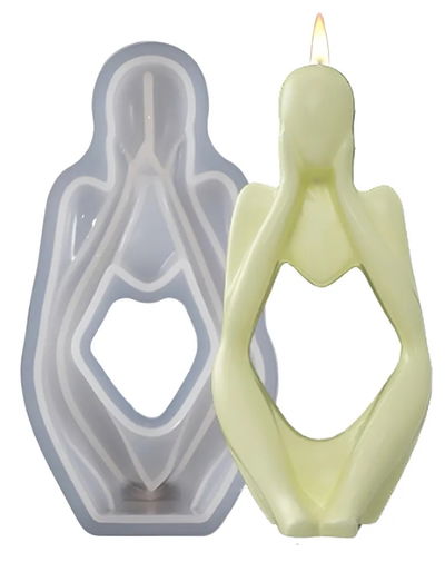 Molde de silicona pensador 4012 Velas, Cemento, Resina y Yeso