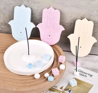 Molde de silicona porta sahumerios fatima 2364  Cemento, Resina y Yeso