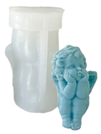 Molde de silicona angelito025z8 Velas, Cemento, Resina y Yeso