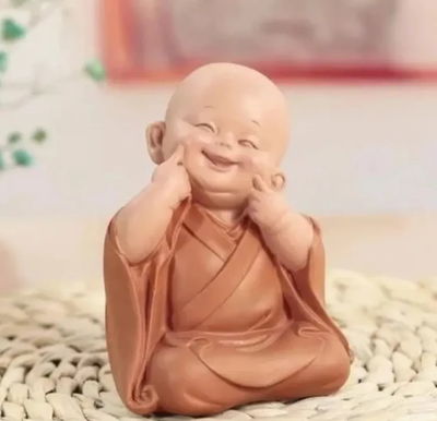 Molde de silicona buda sonriente  A053 Velas, Cemento, Resina y Yeso