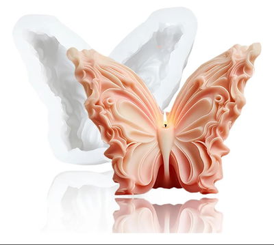 Molde de silicona mariposa 3A30 Velas, Cemento, Resina y Yeso