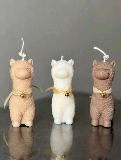 Molde de silicona Llamita Velas, Cemento, Resina y Yeso