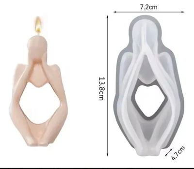 Molde de silicona pensador 4013  Velas, Cemento, Resina y Yeso