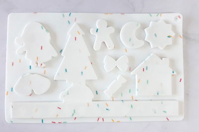 Molde de Silicona tags navidad Cemento, Yeso y Resina –  velas