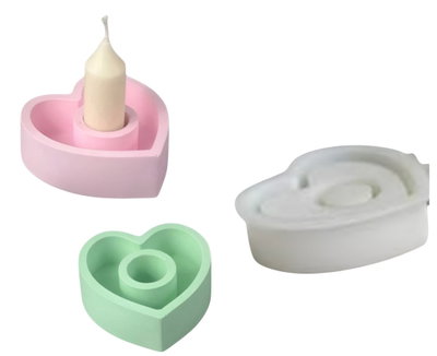 Molde de silicona porta vela 3842 Cemento, Resina y Yeso