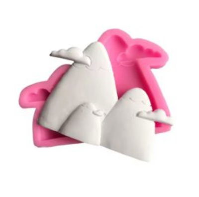 Molde de silicona montañas 002Q4 jabones Velas, Cemento, Resina y Yeso