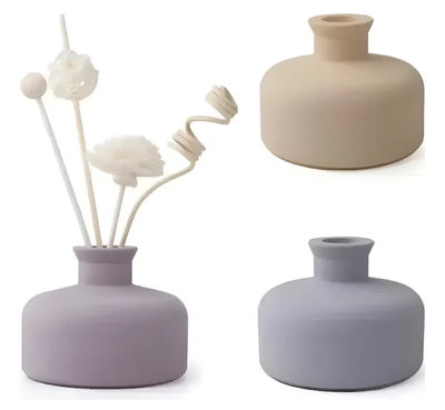 Molde de Silicona florero BM3617 con base flores Cemento, Yeso y Resina – Artesanal