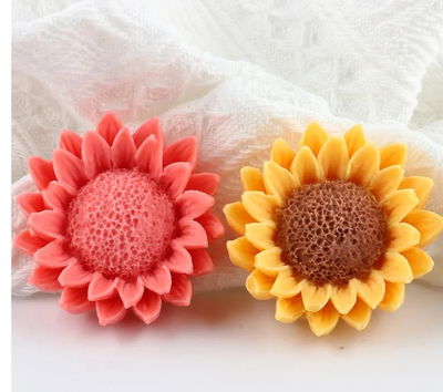 Molde de silicona flor bm3430 Velas, Cemento, Resina y Yeso