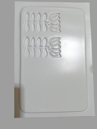 Molde termoformado bandeja tulipan- VM Cemento Yeso y resina acrolica