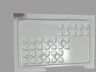 Molde termoformado bandeja cosmos VM Cemento Yeso y resina acrolica