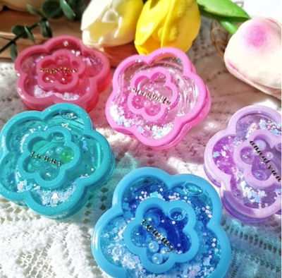 Molde de silicona tags flor Velas, Cemento, Resina y Yeso