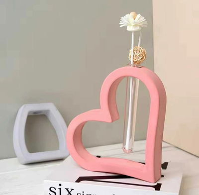 Molde de Silicona florero BM3722 con base flores Cemento, Yeso y Resina –  Artesanal