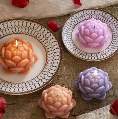 Molde de silicona flor mini 3295 Velas, Cemento, Resina y Yeso