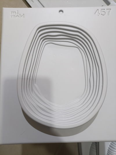 Molde termoformado bandeja 457 Cemento Yeso y resina acrolica