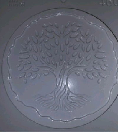 Molde termoformado bandeja 460 Cemento Yeso y resina acrolica