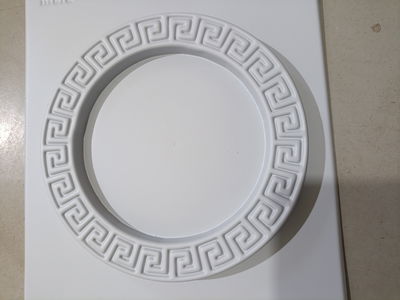 Molde termoformado bandeja 454 Cemento Yeso y resina acrolica