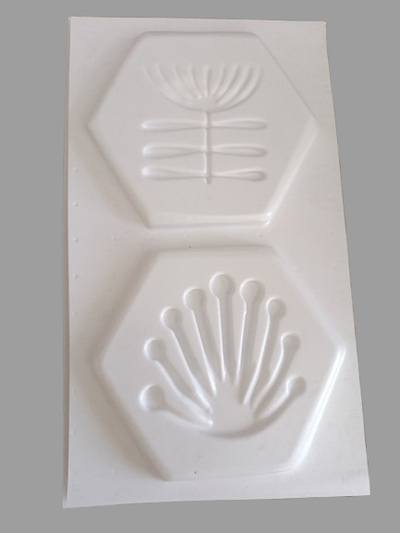 Molde termoformado porta vaso cardon VM Cemento Yeso y resina acrolica