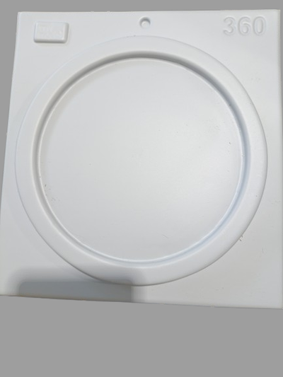 Molde termoformado circulo 17 cm 360– Cemento, resina o yeso