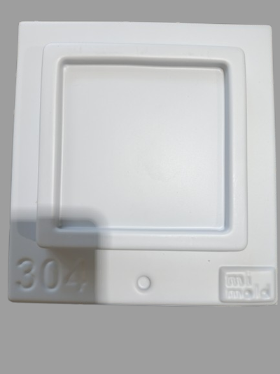 Molde termoformado cuadrado 304 11 cm – Cemento, resina o yeso