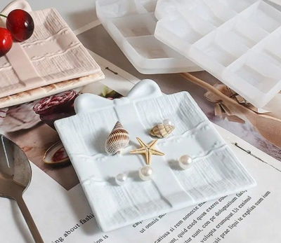 Molde de silicona bandeja moño cuadrado– Cemento, Resina y Yeso