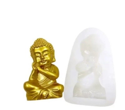 Molde de silicona budita 3532 jabones Velas, Cemento, Resina y Yeso